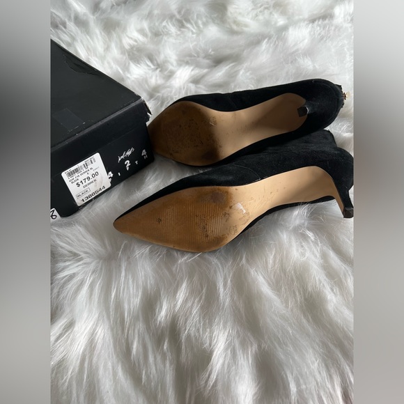 Lord & Taylor 424 Fifth Derren Black Booties Size 8 - Picture 3 of 3